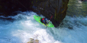 Kayak Waterfall in Chile