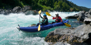 Inflatable kayaks Chile trips