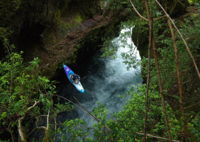 Kayaking Palguin Land Bridge in Chile