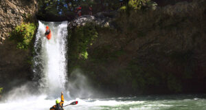 Kayaking in Chiles Salto Blanco Waterfall Chile