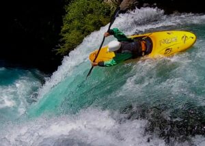 kayaking Chile Salto Blanco waterfall David Hughes