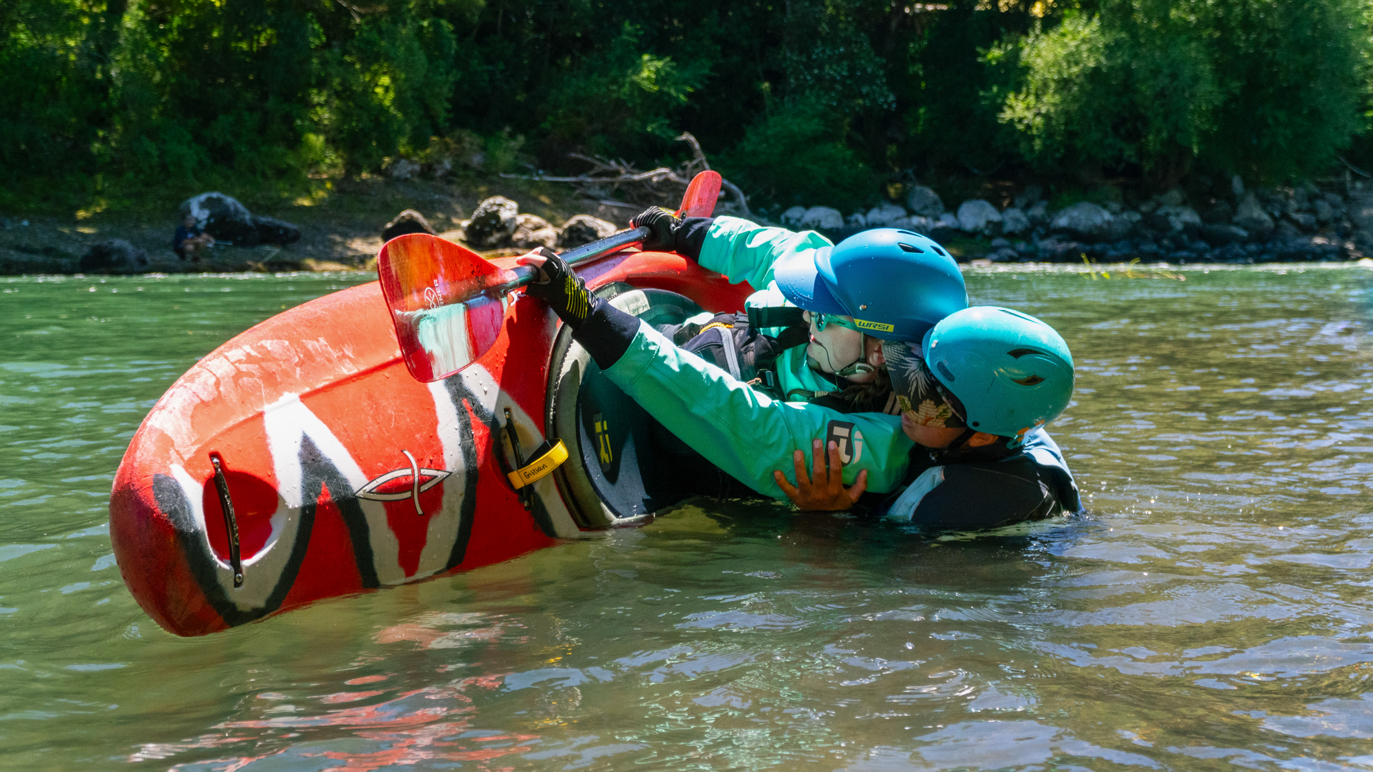 Kayaking in Chile is the Palguin River with seal launch