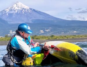 Beginner Chile kayak lessons