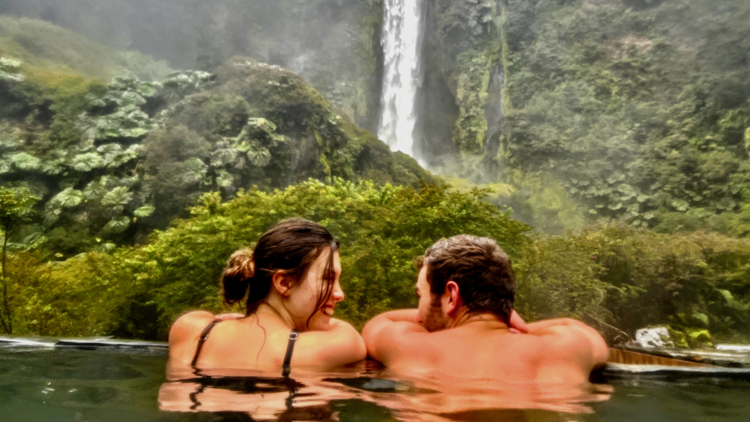 Pucon is a land of volanos, hotsprings and waterfalls.